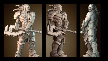 3D модель Кровавый воин (STL)