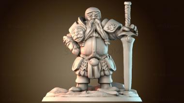 3D модель Викинги и длинные мечи (STL)