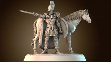 3D модель Воин украл коня (STL)