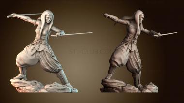 3D модель Женщина ниндзя (STL)