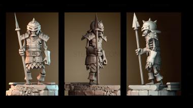 3D модель Самый темный копейщик (STL)