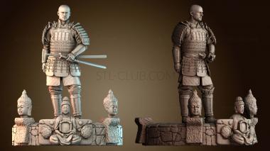 3D модель Генерал Ямамото на ринге (STL)