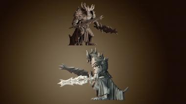 3D модель Чумная душа — Комбинированные мечи (STL)