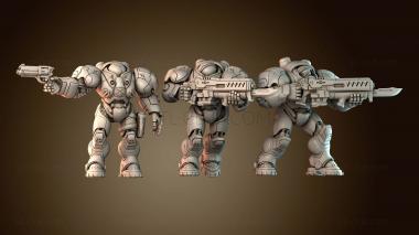 3D модель Starcraft Marines (STL)