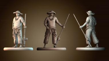 3D модель Человек рыбак (STL)