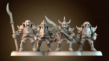 3D модель Набор воина гоблина (STL)