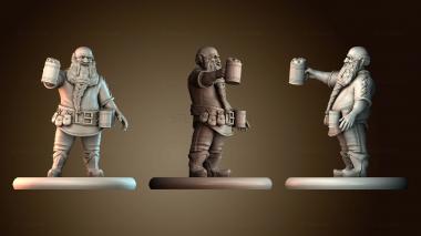 3D модель Гном пивовар (STL)