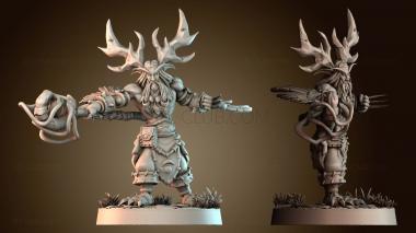 3D модель Атака ночного эльфа Ярости Бури (STL)