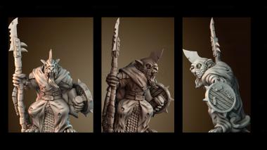 3D модель Хищные орды (STL)