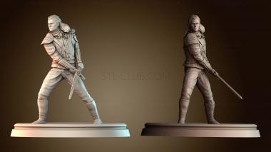 3D модель Ведьмак Генри Кавилл (STL)
