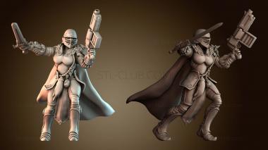 3D модель Дочь волков сержант (STL)