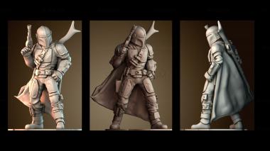 3D модель Мандалорец (STL)