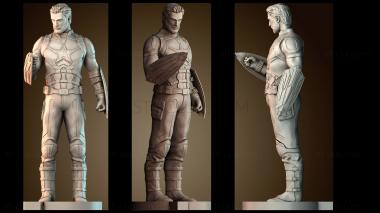 3D модель Капитан Америка (STL)