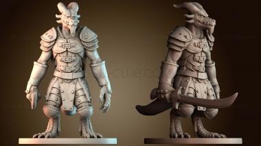 3D модель Кобольд воин (STL)