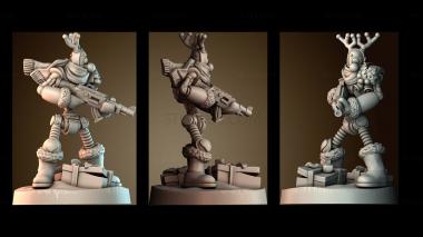 3D модель Test a Tron (Рождественское издание) (STL)