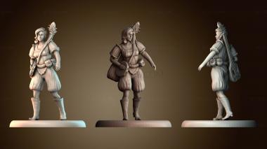 3D модель Человек бард (STL)