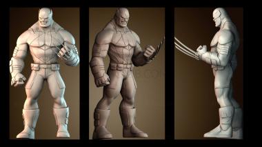 3D модель Росомаха (STL)