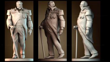 3D модель Полковник Мастард (STL)
