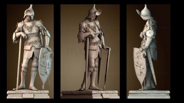 3D модель Теодорих Великий (STL)