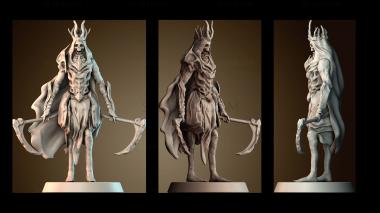 3D модель Леди Жнец (STL)