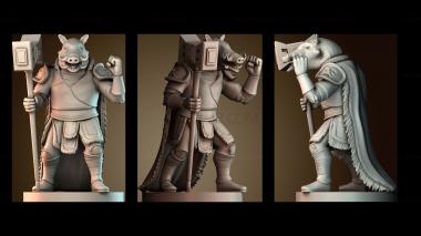 3D модель Оборотень (STL)