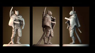 3D модель Рейнджер кошачьего народа (STL)