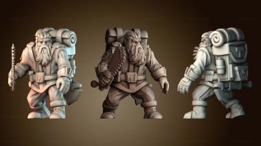 3D модель Рядовой гном солдат (STL)