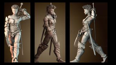 3D модель Тариан, наемник (STL)