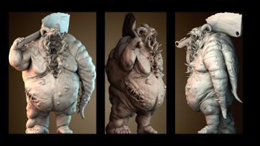 3D модель Демон чревоугодия (STL)