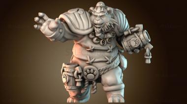 3D модель Панда шаман (STL)