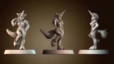 3D модель Талисман «Воинов единорогов» — фэнтези футбол (STL)