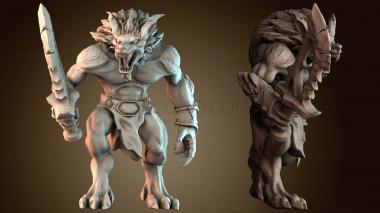 3D модель Гибрид оборотня (STL)