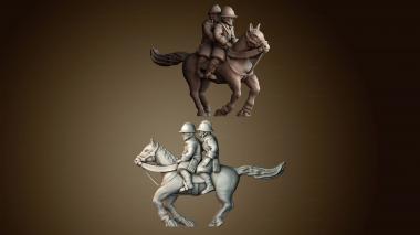 3D модель Французская кавалерия (STL)