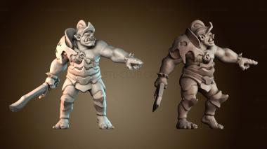 3D модель Орк воин (STL)
