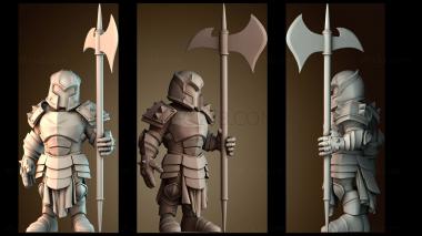 3D модель Темный рыцарь (STL)