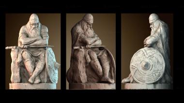 3D модель Ожье Датчанин (STL)