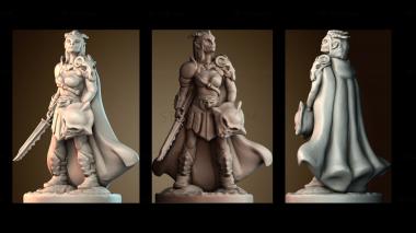 3D модель Монстр Гломхейвена — Стража из нержавеющей стали (STL)