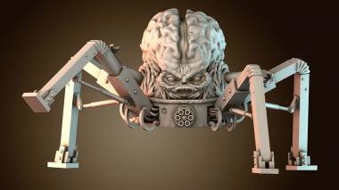 3D модель Механический мозг паук (STL)