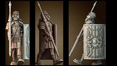 3D модель Проклятый легионер марширует (STL)