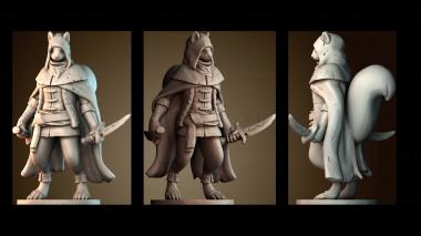 3D модель Белка убийца (STL)