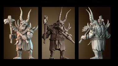 3D модель Череп монстра (STL)