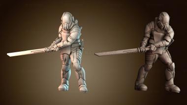 3D модель Космические наемники СкаДарара — промо воин (STL)