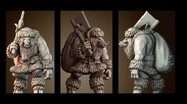 3D модель Кабан Санта (STL)