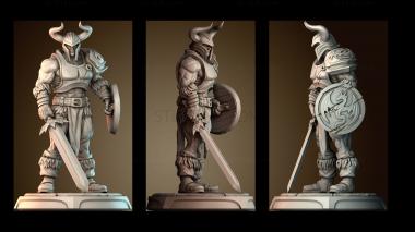 3D модель Легендарный воин (STL)