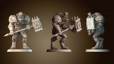 3D модель Джентльмен оборотень с булавой (STL)