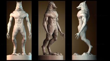 3D модель Человек волк (STL)