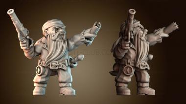 3D модель Гном пират (STL)