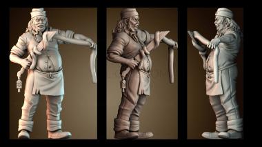 3D модель Мистер Софти — мороженщик, убивающий зомби (STL)