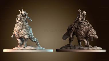 3D модель Орк на Варге (STL)