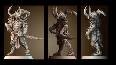 3D модель Самурай (STL)